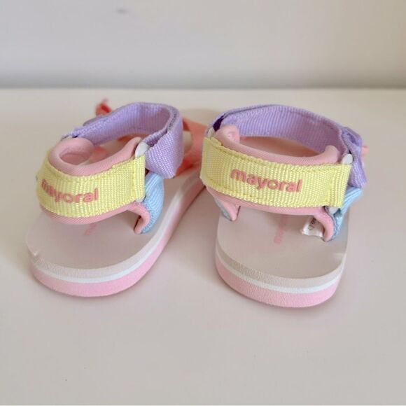 ⭕️ Mayoral Sandals Multi Color Girls Size 11 - Picture 3 of 6
